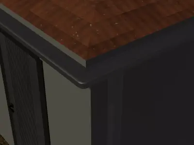 Simple garage Free low-poly 3D model