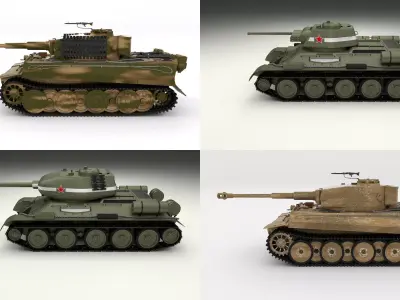Eastern Front Armor Pack v1 3D model