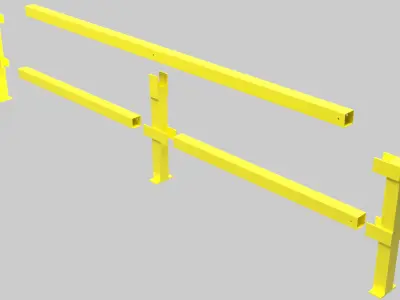 Railing 003 3D model