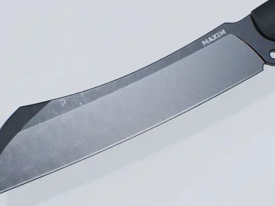 Knife-Combat Low-poly 3D model