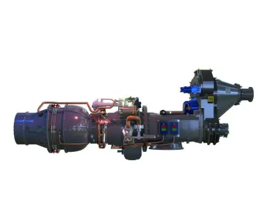 INDIAN-TURBO-PROPELLER rocket engine 3D model