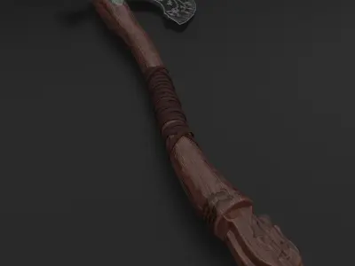 Leviathan Axe from God of War 3D model