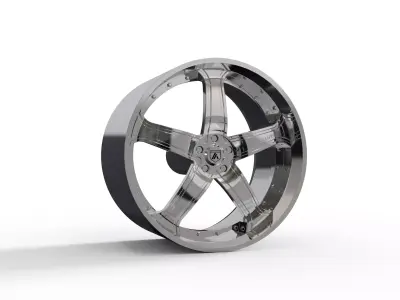 ASANTI AF165 WHEEL 3D MODEL 3D model