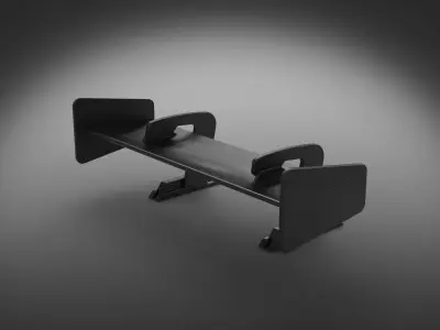 Spoiler bodykit auto 3D model