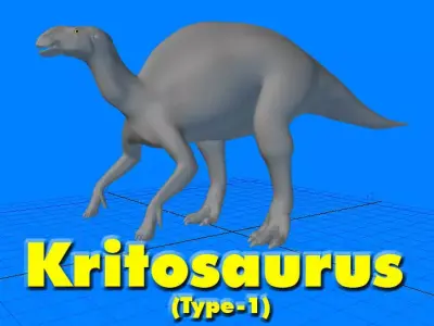 Kritosaurus Type-1 Di 3D model