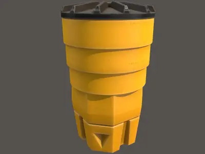 Sand Barrel 3D model