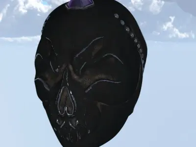 helmet skull 3D model