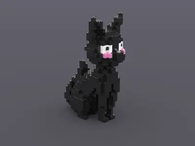 Lego Cat 3D model