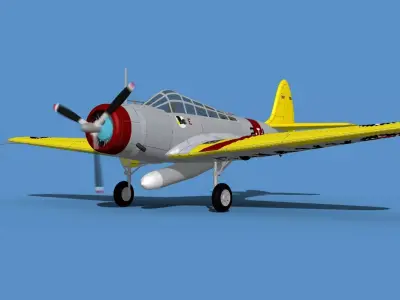 Douglas TBD-1 Devestator V02 3D model