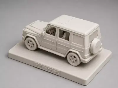  G-Class Inspired 3D Printable Vehicle 3D model