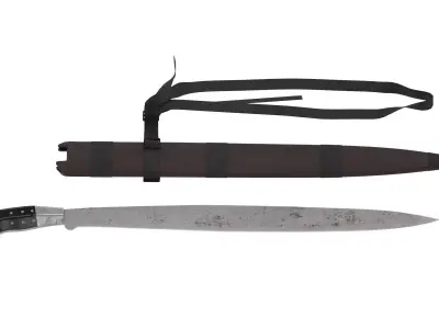 Dahong Palay Low-poly 3D model