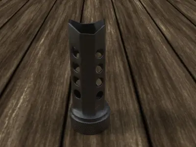 Compensator 5 In 1 Combo Low-poly 3D model