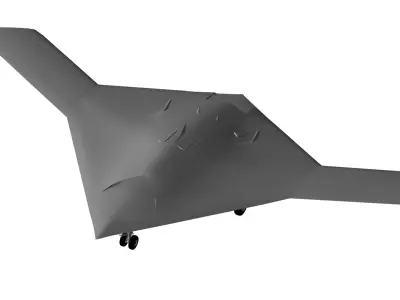Northrop Grumman X-47B 3D model