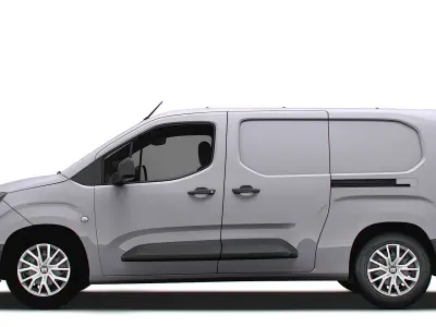 Fiat E Doblo Van LWB 2024 3D model