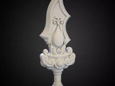 Stylized Sword 06 3D model