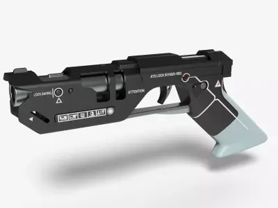 Pistol from the movie Oblivion 2013 3D model