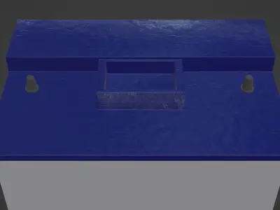 Car Battery Low-poly 3D model