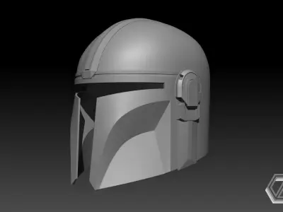 Star Wars - Din Djarin Mandalorian Helmet 3D print model