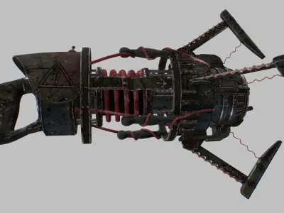 Gravity Manipulation Weapon 3D model