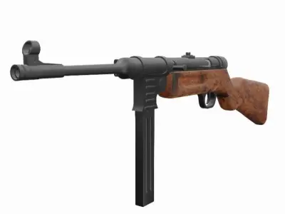 MP 41 Low-poly 3D model