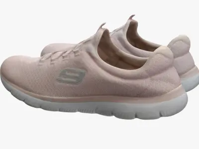 Pink Sneakers 3D model