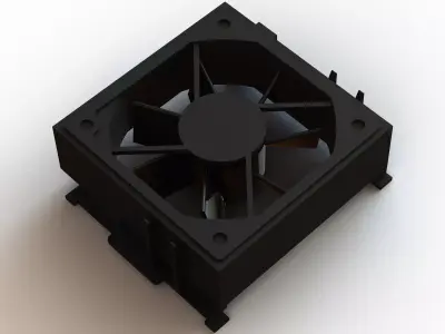 95x95 mm CPU Cooling Fan 3D model