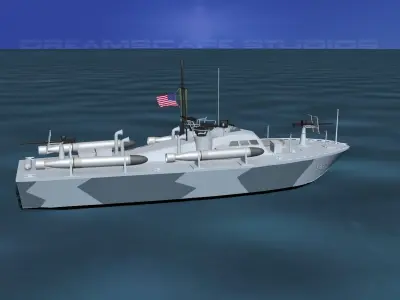Patrol Torpedo Boat PT427 3D model