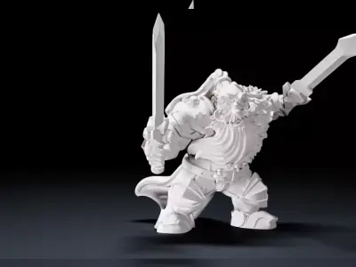 warrior goblin 3D print model