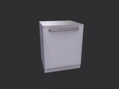 Dishwasher Low-poly 3D model