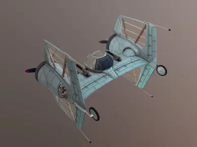 TIE Diesel Fighter Plane 3D model