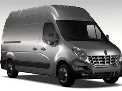 Renault Master L2H3 Van 2010 3D model