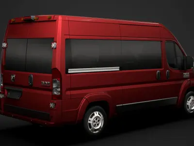 Ram Promaster Window Van 2500 HR 136WB 2020 3D model