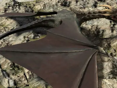 Dragon game of thrones 3D model
