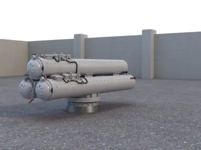 Mk-32-Torpedo 3D model