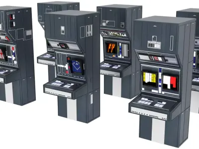 Echo Base Computer Console 1-12 scale Blackseries 3D print model