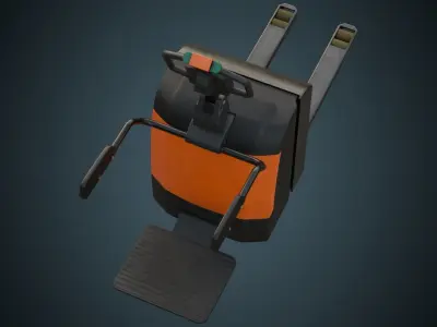 Rider Stacker 1B Low-poly 3D model