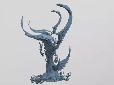 Medieval Swamp Ring 3D model