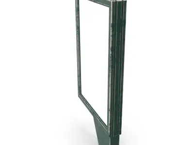 Street Advertising Billboard 06 Low-poly 3D model