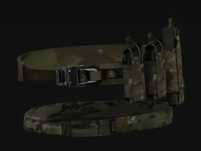 Ferro Concepts Bison Belt with SEP and SEAR Low-poly 3D model