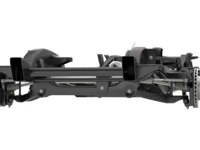 HD PICKUP TRUCK CHASSIS 4WD IFS 3D model
