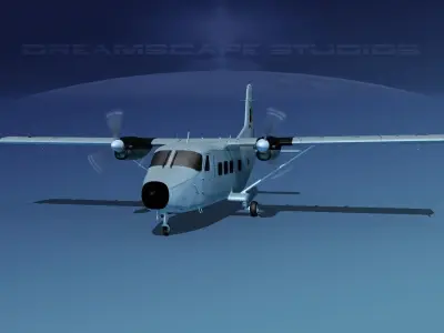 Harbin Y-12 II Sri Lanka Air Force 3D model