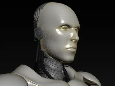 ROBOT MALE UNFINISHED 3D model