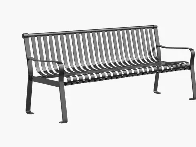 Park Bench v6 3D model
