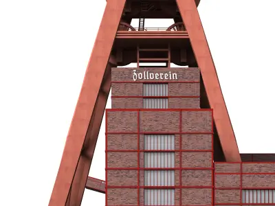 Zeche Zollverein complete 3D model
