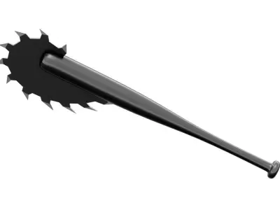 Saw-toothed bat 3D model