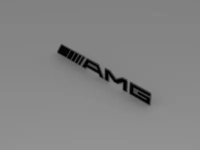 AMG Logo 3D model