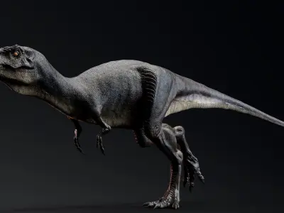 Dinosaur Juvenile Tyrannosaurus Rex  Unreal Engine Project Low-poly 3D model