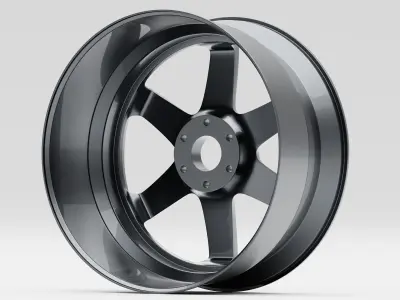 Subaru WRX STI AVID AV-06 Rim 3D model