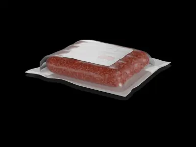 Fresh sausages Fresh Sausages Low-poly 3D model