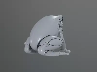 robot frog 3D model